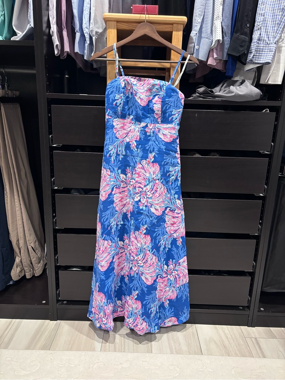 Lilly Pulitzer Jorgian Linen Midi Dress